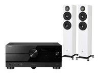 Zestawy stereo - Yamaha RX-A4A (czarny) + Solano FS 287 (biały) - miniaturka - grafika 1