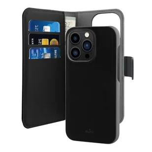 Etui PURO Wallet Detachable 2w1 do iPhone 14 Pro Max Czarny - Etui i futerały do telefonów - miniaturka - grafika 3