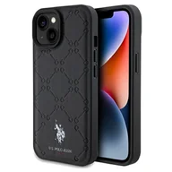 Etui i futerały do telefonów - US Polo USHCP15SPYOK iPhone 15 / 14 / 13 6.1" czarny/black Yoke Pattern - miniaturka - grafika 1