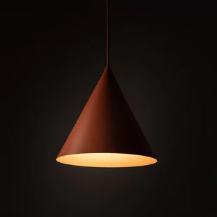 Czerwona lampa wisząca stożek ⌀25cm TK 6632 z serii CONO - Lampy sufitowe - miniaturka - grafika 2