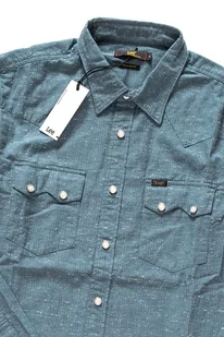 KOSZULA MĘSKA LEE REFINED RIDER FROST BLUE L852TBMJ 112122539 - Lee - Koszule męskie - miniaturka - grafika 1