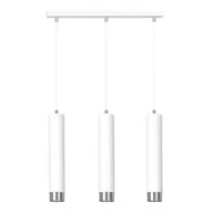 Lampy sufitowe - Emibig KIBO 3 WH/CHROME 641/3 lampa wisząca 3x30W/GU10 IP20 641/3 - miniaturka - grafika 1