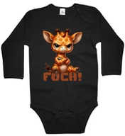 Body dla niemowląt - Body dziecięce Śmieszna Mała Obrażona Żyrafa Żyrafka Foch 74/80 - miniaturka - grafika 1
