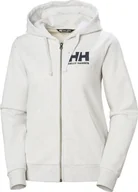 Bluzy damskie - Helly Hansen Helly Hansen damska bluza z kapturem W HH LOGO FULL ZIP HOODIE 34461 823 XS - miniaturka - grafika 1