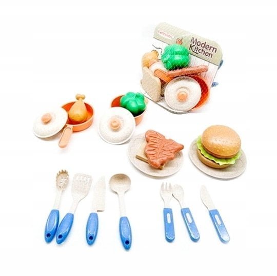 Zestaw kuchenny w siatce