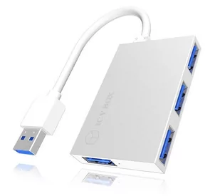 Icy Box HUB USB 4-Port IcyBox USB 3.0 IB-Hub1402 Aluminium IB-HUB1402 - Huby USB - miniaturka - grafika 1