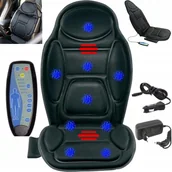Masażery - Mata masująca wibracyjna do masażu z grzaniem Mocna Masażer na fotel - miniaturka - grafika 1