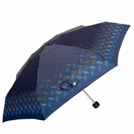 Parasole - Parasolka 4x składana - Kieszonkowa Mini 7 plecionka na granatowym - miniaturka - grafika 1