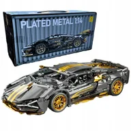 Klocki - Zestaw Klocków Klocki Samochód Sportowy Do Zbudowania Lamborghini 1280 el. - miniaturka - grafika 1