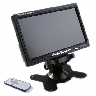 Monitor do kamery cofania 7" Do Busa Tira Kombajnu Ciągnika Kampera Koparki - Kamery cofania - miniaturka - grafika 1