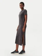 Sukienki - Noisy May Sukienka codzienna Brandy 27033186 Szary Regular Fit - miniaturka - grafika 1