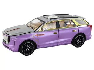 Auto RC 1:24 Samochód Pojazd E-9 Aluminiowy Zdalnie Sterowany Fioletowe - Zabawki zdalnie sterowane - miniaturka - grafika 4