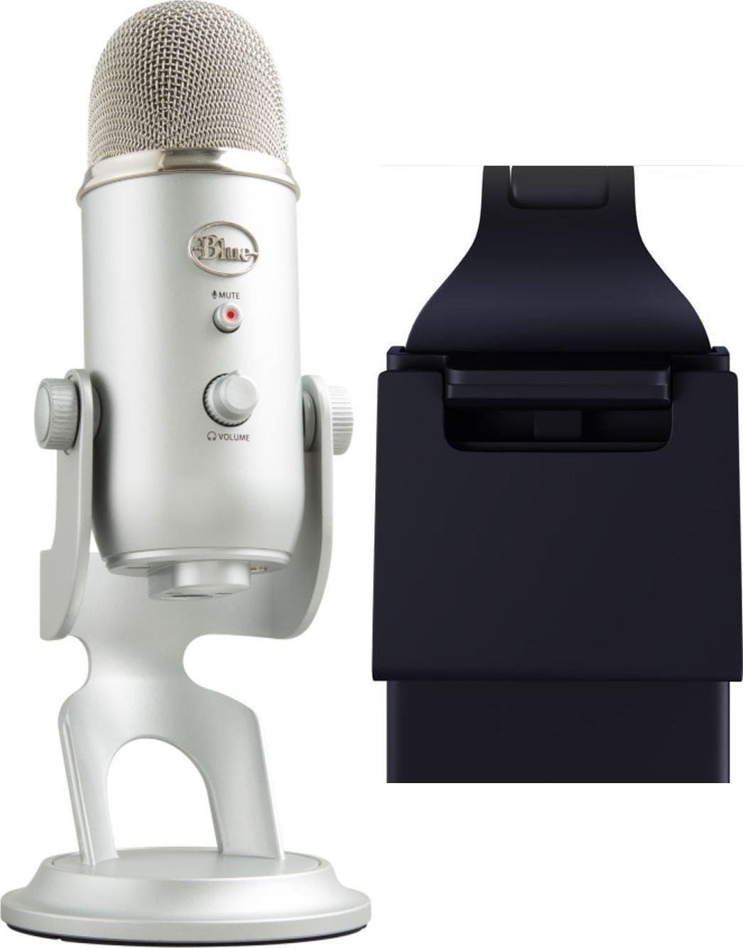 Mikrofon Blue Yeti USB Silver 988-000238 + Lampa Litra Glow
