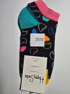 Skarpetki męskie - Kolorowe skarpety Happy Socks stopki unisex rozmiar 36-40 (2510) - miniaturka - grafika 1