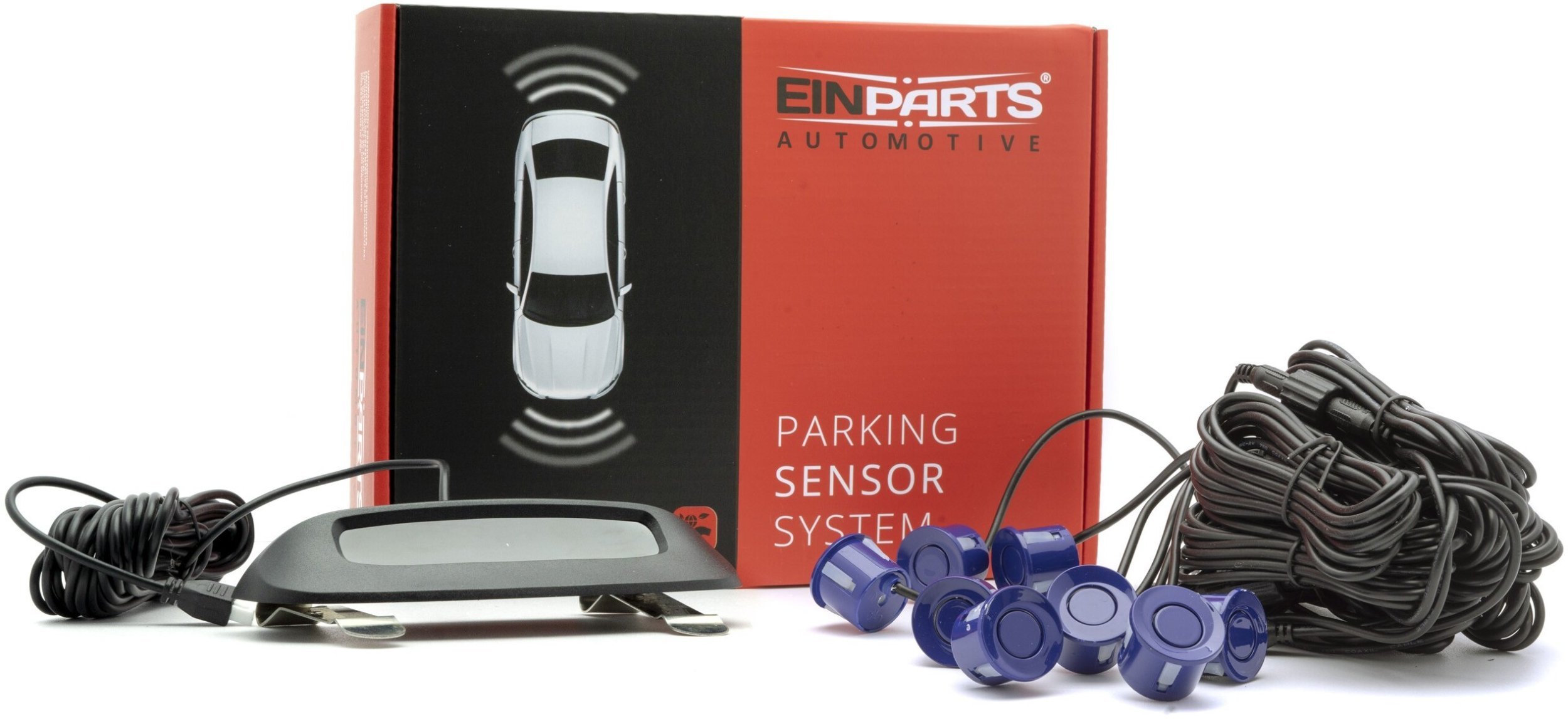Einparts Automotive EINPARTS SYSTEM PARKOWANIA 8 SENSORY DO SAMOCHODÓW Z MONTAŻEM I INSTALACJĄ