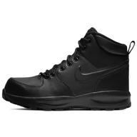 Buty dla dziewczynek - Buty Nike Manoa LTR BQ5372-001 - czarne - miniaturka - grafika 1