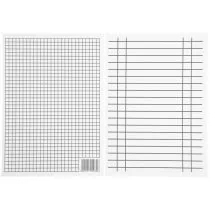 Liniuszek A5 kratka/linia 170g - Przybory szkolne - miniaturka - grafika 2