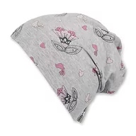Czapki damskie - Sterntaler Dziewczęca luźna czapka beanie, Szary (Silber 513), 51 cm (XS) - miniaturka - grafika 1