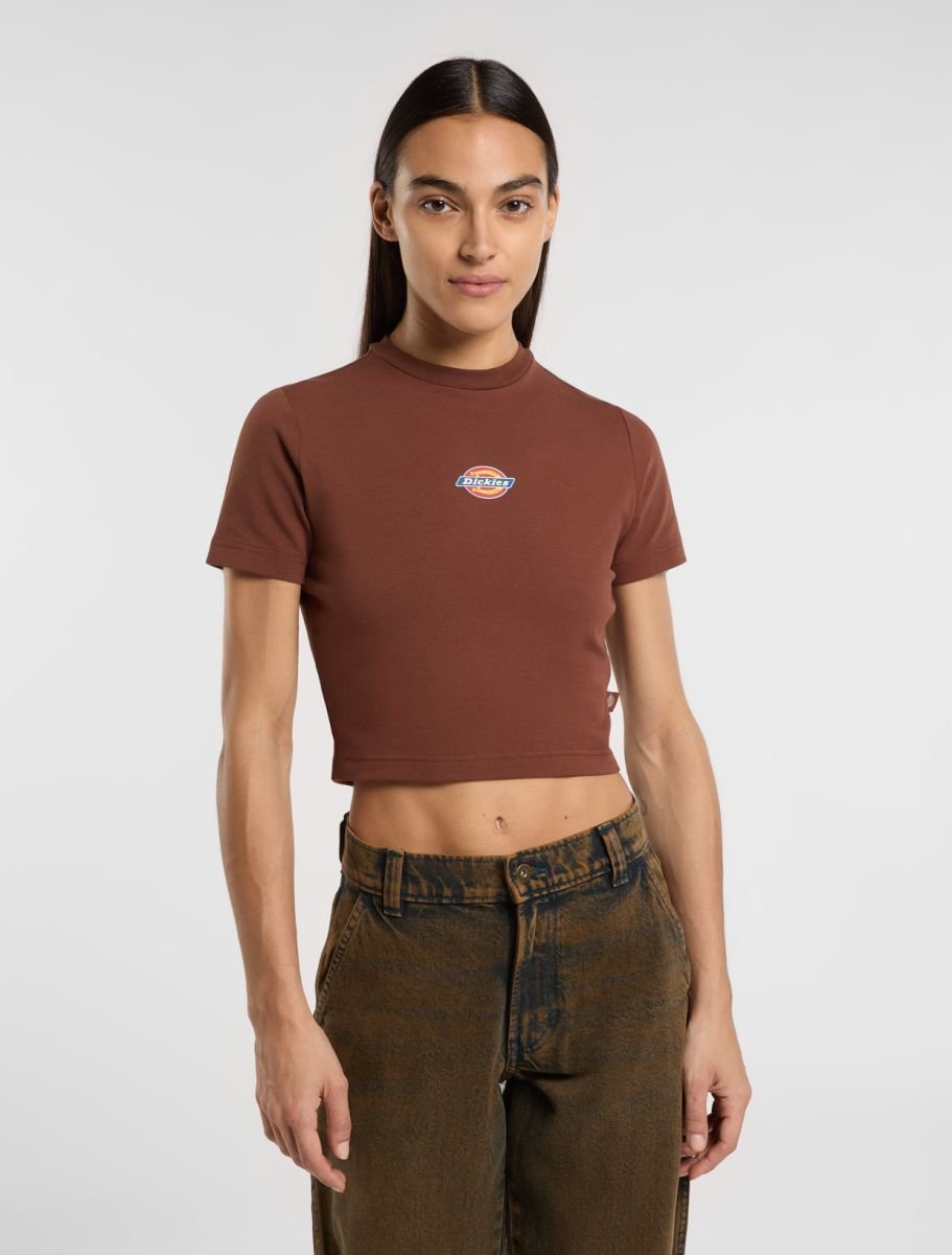 t-shirt donna dickies maple valley dk0a4xpo k471 cappuccino
