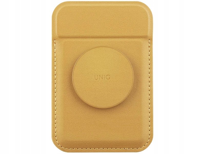Etui portfel Uniq Flixa MagSafe Żółty