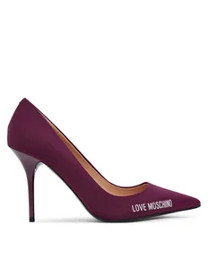 LOVE MOSCHINO Szpilki JA10299G1NIM055641 Bordowy - Czółenka - miniaturka - grafika 1