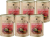 Mokra karma dla psów - Karma mokra dla psa Luger's Silver's Daily Bites z wołowiną, marchewką i brokułem zestaw 6 x 400 g - miniaturka - grafika 1
