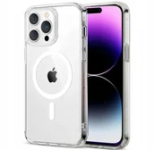 Etui i futerały do telefonów - Etui Do iPhone 14 Pro Max Clear Case +Szkło 9H WZMACNIANE do MAGSAFE - miniaturka - grafika 1
