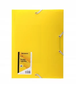 Penmate Teczka z gumką A4 PP-101 żółta - Artykuły biurowe - miniaturka - grafika 1