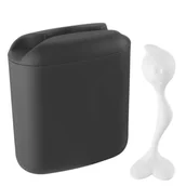 Pojemniki kuchenne - Koziol Pojemnik z miarką HOT STUFF czarny 3058526 - miniaturka - grafika 1