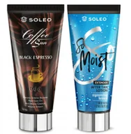 Balsamy i kremy do opalania - SOLEO BLACK ESPRESSO 150ml MOCNY BRONZER Z + BALSAM PO OPALANIU 150m - miniaturka - grafika 1