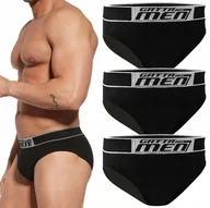 Majtki męskie - Slipy Męskie Bawełniane 3-PAK GATTA COTTON Dopasowane MAJTKI SPORT - M - miniaturka - grafika 1