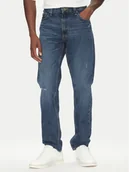 Spodnie męskie - Guess Jeans Jeansy M5YA1C D5MK1 Granatowy Regular Fit - miniaturka - grafika 1