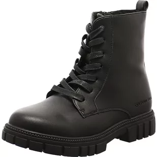 Tom Tailor Kids Dziewczęce 6370400001 modne kozaki, black uni, 38 EU - Kozaki damskie - miniaturka - grafika 1