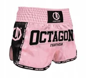 Kimona, stroje i obuwie - Octagon Spodenki Muay Thai Legion Future Premium Różowe XS - miniaturka - grafika 1