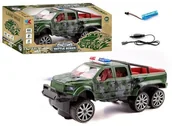 Zabawki militarne - Terenówka wojskowo na baterie 1:16 - miniaturka - grafika 1