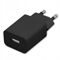 Ładowarki do telefonów - Ładowarka sieciowa USB uniwersalna 2A 5V - CZARNA - miniaturka - grafika 1