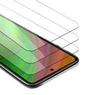 Szkła hartowane na telefon - Cadorabo 3x folia pancerna do Samsung Galaxy A72 5G folia ochronna z naturalnego szkła hartowanego chroniąca wyświetlacz - miniaturka - grafika 1