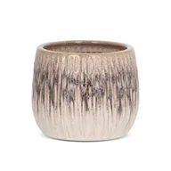 Donice - Doniczka Osłonka Ceramiczna Rosina 14X14X12 Kremowa - miniaturka - grafika 1