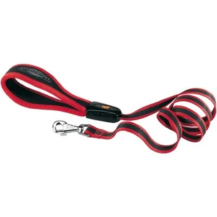 Ferplast Smycz Ergocomfort czerwona 15mm/120cm PFER146 - Smycze dla psów - miniaturka - grafika 1
