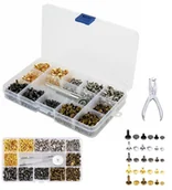 Zabawki kreatywne - ZESTAW NAPOWNICA KALETNICZY 480SZT DO SKÓR TOREB - miniaturka - grafika 1