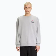 Bluzy męskie - Bluza męska FILA Lahti Crew light grey melange - miniaturka - grafika 1