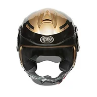 Kaski motocyklowe - PREMIER HELMET COOL OPT 19, czarny/złoty, XXL - miniaturka - grafika 1