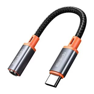 Adapter audio USB-C do AUX mini jack 3.5mm Mcdodo CA-7561, DAC, 0.11m (czarny) - Adaptery i przejściówki - miniaturka - grafika 2