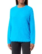 Swetry damskie - Replay Sweter damski, 684 Cyan Blue, S - miniaturka - grafika 1