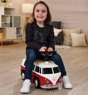 BIG Jeździk Volkswagen Van Samochód Auto dla Dzieci + Dźwięk - Jeździki dla dzieci - miniaturka - grafika 15