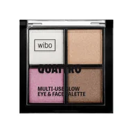 Cienie do powiek - WIBO Quattro Wielozadaniowa Paleta Rozświetlająca - miniaturka - grafika 1