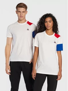 Koszulki i topy damskie - Le Coq Sportif T-Shirt Unisex Bat 2210554 Biały Regular Fit - grafika 1
