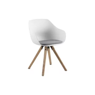D2.Design Krzesło Tina Wood białe 145870 - Krzesła - miniaturka - grafika 2