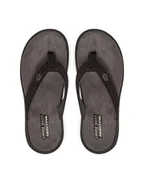 Klapki i japonki męskie - Skechers Japonki Proven Sd-Baylis 204577/BLK Czarny - miniaturka - grafika 1