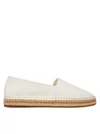 Espadryle męskie - Calvin Klein Espadryle Espadrille Cv Logo HM0HM01808 Biały - miniaturka - grafika 1